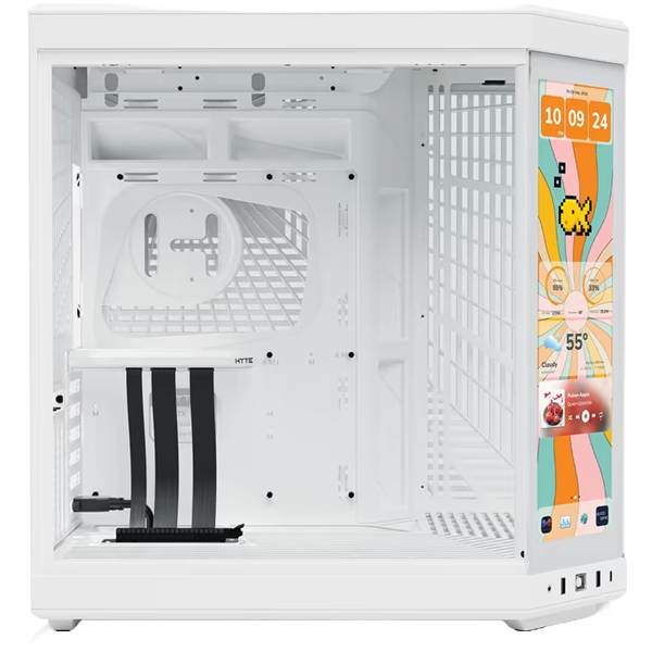 HYTE Y70 Touch Infinite [ホワイト] Y70 touch infinite - Our New PC Case with LCD Screen - Snow White